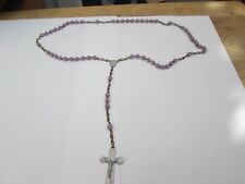 Purple coloured rosary for sale  SOUTHAMPTON