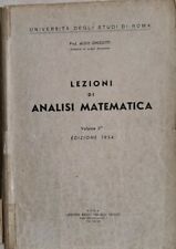 Analisi matematica 1954 usato  San Mango Piemonte