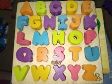 Toys wooden alphabet for sale  BOURNE