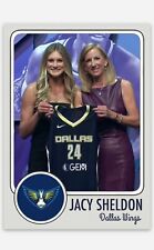 Cartão de basquete Jacy Sheldon! WNCAA! Dallas Wings! Cartão de arte ACEO comprar usado  Enviando para Brazil