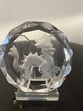 Crystal dragon medallion for sale  North Babylon