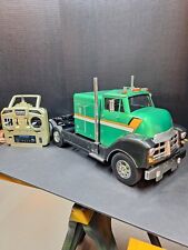 Semi caminhão Tamiya personalizado anos 60 Chevy Cabover King Hauler Globeliner em escala 1/14  comprar usado  Enviando para Brazil