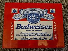 Budweiser tin wall for sale  COLCHESTER