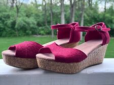 wedge sandals toms platform for sale  Dayton