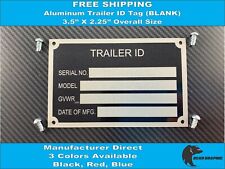 Trailer tag serial for sale  Springfield