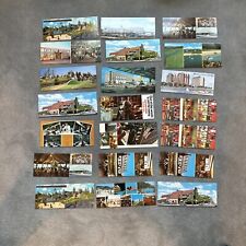 21 cartões postais de restaurante de golfe em miniatura de hotel grande 9" por 4" comprar usado  Enviando para Brazil