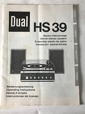 Handbuch dual hs39 gebraucht kaufen  Hofheim