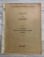 Cours routes 1955 d'occasion  Châteauneuf-en-Thymerais