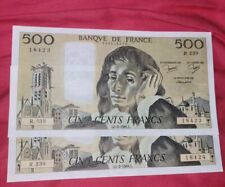 Lot billets 500 d'occasion  Le Chesnay