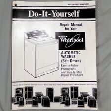 Repair Manual for Whirlpool Automatic Washer Washing Machine Belt Driven, used for sale  Shipping to South Africa