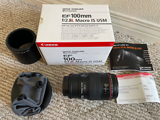 Canon EF 100mm f/2.8L Macro IS USM Lens / EXCELLENT condition for sale  Shipping to South Africa
