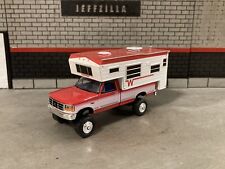 1995 Ford F-250 Camper Lifted 4x4 Truck 1/64 Diecast Custom Off Road Greenlight for sale  Shipping to South Africa