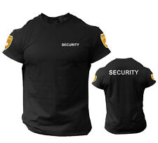 Camiseta de segurança evento equipe escritório dupla face emblema frente/trás, usado comprar usado  Enviando para Brazil