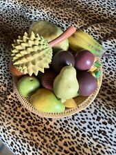 carved wooden fruit for sale  LEYBURN