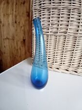 Unusual...blue glass...glass v for sale  ST. AUSTELL