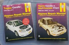 Toyota Corolla 2003 thru 2013 Haynes manual de reparo e um manual 1993-2002 comprar usado  Enviando para Brazil