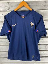 BONITA Camiseta deportiva de fútbol manga corta Nike Dri Fit Francia FFF para mujer XL segunda mano  Embacar hacia Argentina