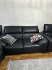 Learher sofa seater for sale  BARNET