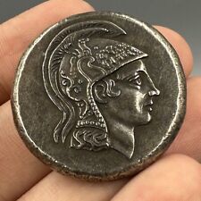 Rei romano antigo raro histórico na cena da guerra moeda banhada a prata comprar usado  Enviando para Brazil