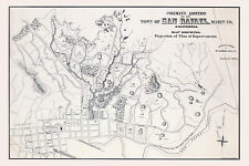 1880 map san for sale  Saint Augustine