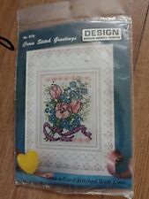 Floral cross stitch for sale  IPSWICH