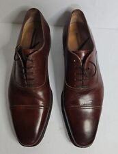 Used, Magnanni Federico Oxford Mens 10.5 M Dress Shoe Cap Toe Black Napa Leather 18437 for sale  Shipping to South Africa