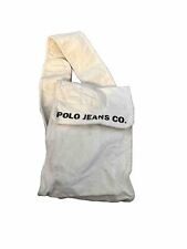 Mochila de lona natural vintage Polo Jeans Co. Ralph Lauren tiracolo, usado comprar usado  Enviando para Brazil