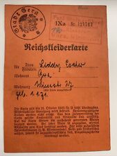 1940 rig reichskleiderkarte gebraucht kaufen  Dürbheim
