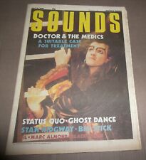 Sounds magazine 1986 for sale  COLERAINE
