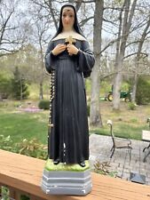 Used, Vintage Mother Mary Plaster Statue 21” Tall Stamped MTA Co 632 for sale  Shipping to South Africa