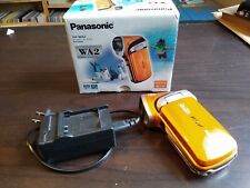TRABAJANDO Panasonic HX-WA2 Videocámara naranja w / cargador y caja VER DESCRIPCIÓN, usado segunda mano  Embacar hacia Argentina