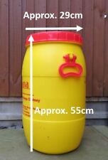 Plastic barrel yellow for sale  SWADLINCOTE