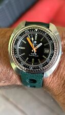 Reloj de buceo Certina DS-2 PH1000M de la década de 1970 con correa tropical verde segunda mano  Embacar hacia Argentina