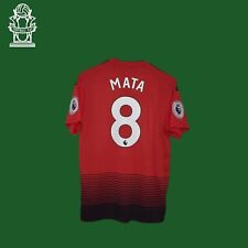 Koszulka domowa Manchester United 2018-2019 w rozmiarze M z Juanem Mata na plecach na sprzedaż  PL