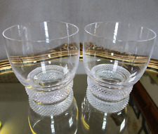 2 Lovely Quality Vintage Villeroy & Boch Octavie Whisky Drinks Tumbler Glasses for sale  Shipping to South Africa