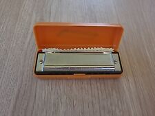 10 Hole Harmonica With Case And Cleaning Wipe, used for sale  Shipping to South Africa