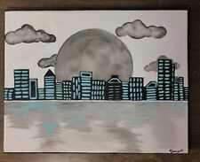 City canvas painting for sale  Miami