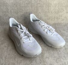 Zapatos Nike Alpha Huarache Pro Turf para hombre talla 10,5 blancos/gris lobo CZ6559-110 segunda mano  Embacar hacia Mexico