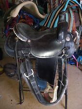 Black western saddle for sale  Angora