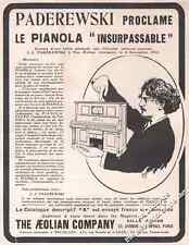 Publicité piano pianola d'occasion  Villeneuve-l'Archevêque