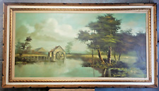 Framed oil canvas for sale  Ballston Spa