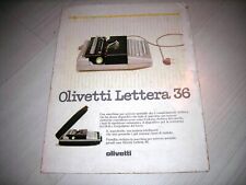 Olivetti lettera 1973 usato  Italia