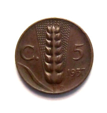 5 centesimi 1937 usato  Empoli