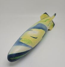 Brinquedo de piscina vintage SwimWays Toypedo torpedo design amarelo, azul, verde 11,5”, usado comprar usado  Enviando para Brazil