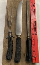 stag horn carving set for sale  King of Prussia