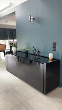 Buffet portes noir d'occasion  Bourgtheroulde-Infreville