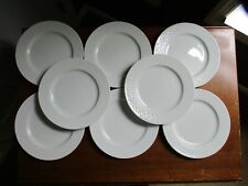 8 - Royal Worcester White Somerset Essentials Range England 8 1/4" Salad Plates for sale  Shipping to Canada
