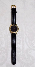 Usado, Relógio masculino clássico MOVADO Museum mostrador preto dourado cristal de safira 33 mm grátis Sh comprar usado  Enviando para Brazil