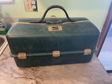 Vintage UMCO 3060 U Tackle Box Possum Belly Green & Gold W/Bottom & Vtg Lures for sale  Shipping to South Africa