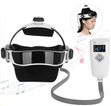 Head Massager Helmet Scalp Brain Relax Relief Electric Vibration Machine, used for sale  Shipping to South Africa